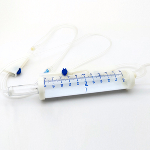 "Set infus intravena Set infus botol sekali pakai (anak-anak), dengan jarum"